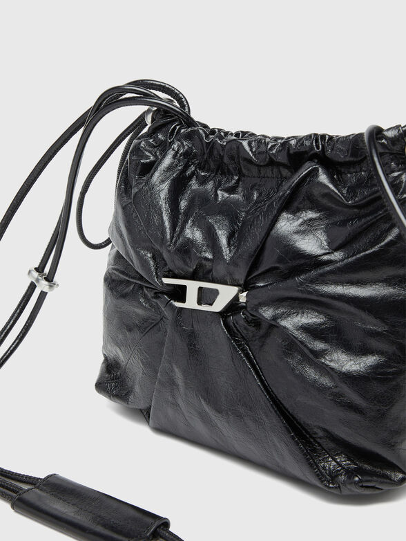 SCRUNCH-D small leather bag with logo - 5