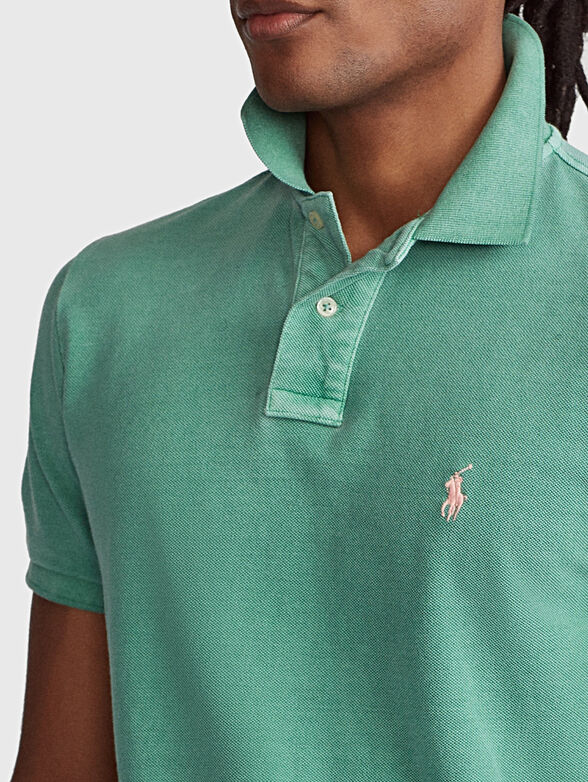 Green polo-shirt - 4