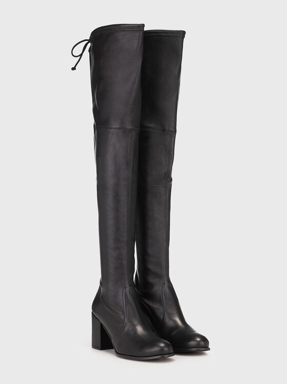 TIELAND genuine leather heeled boots - 2