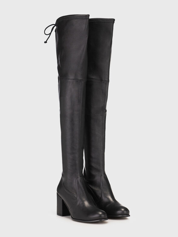 TIELAND genuine leather heeled boots - 2