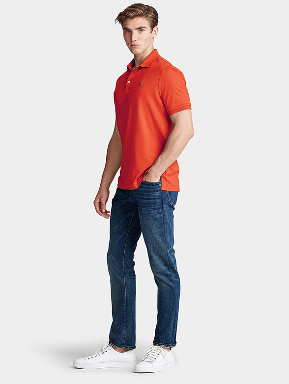 Cotton polo-shirt with logo - 4