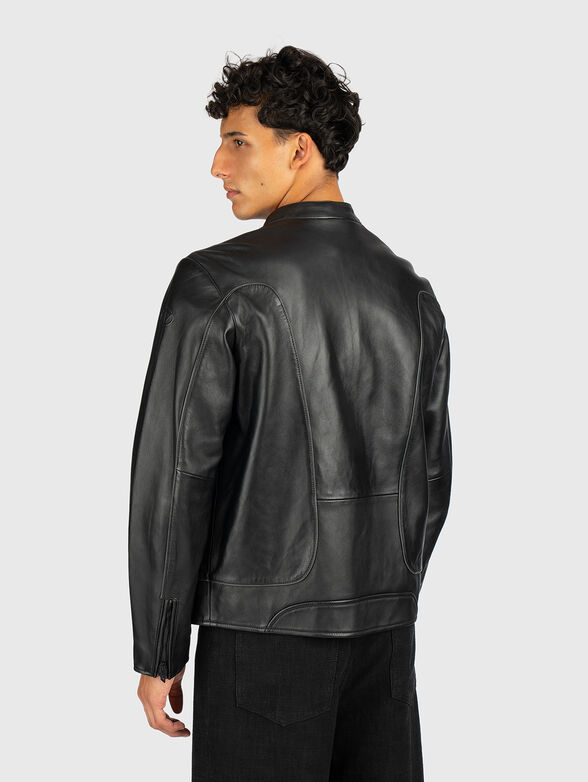 Black leather jacket - 3