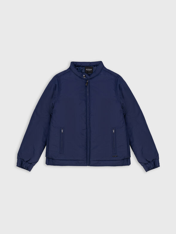 Dark blue jacket with logo on the back - 1
