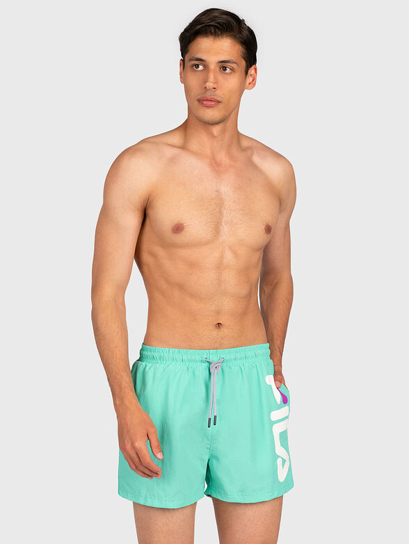 MICHI Beach shorts in black color - 1