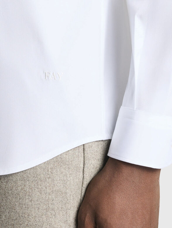 Cotton poplin shirt - 4