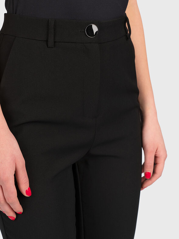ZOE black high-waisted trousers - 3