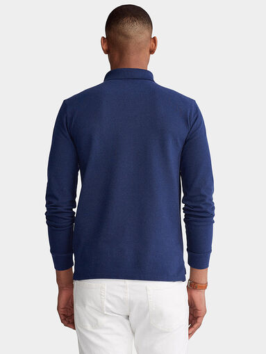 Long sleeve Polo shirt with contrast logo - 3