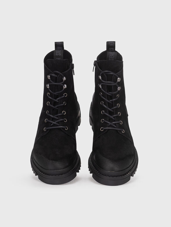 Black suede boots  - 5