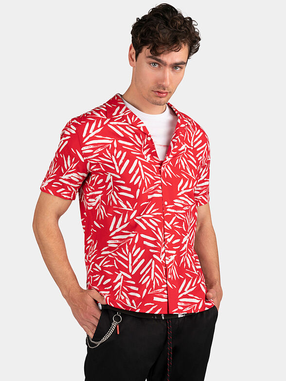 Shirt with short sleeve and print - 1