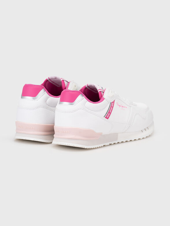 LONDON CLUB sports shoes with fuxia accents - 3