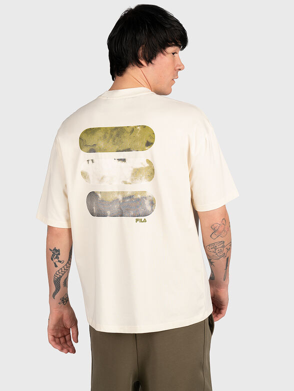 COTTENS black T-shirt with print on the back - 2