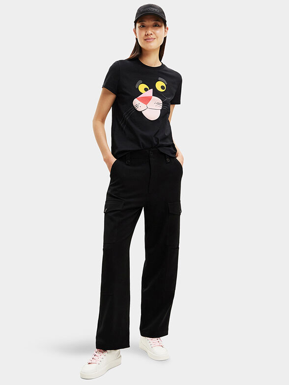 HELLO PINK PANTHER cotton T-shirt - 2