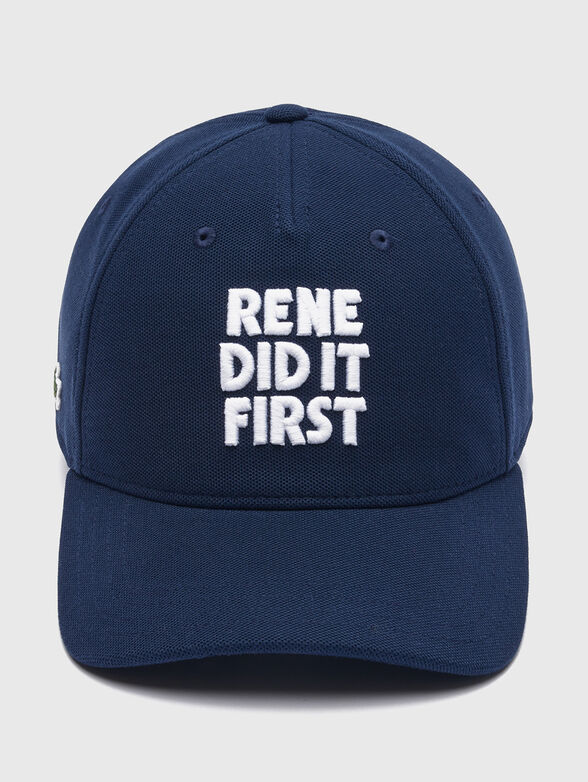 Unisex hat with contrast embroidery - 1