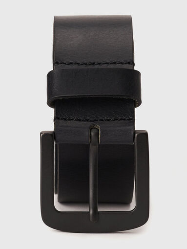 Black leather belt  - 4