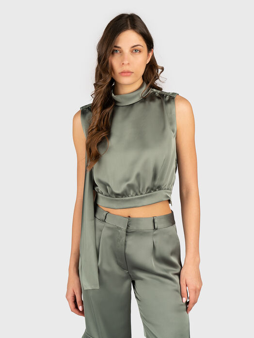 CANILE short top with high collar