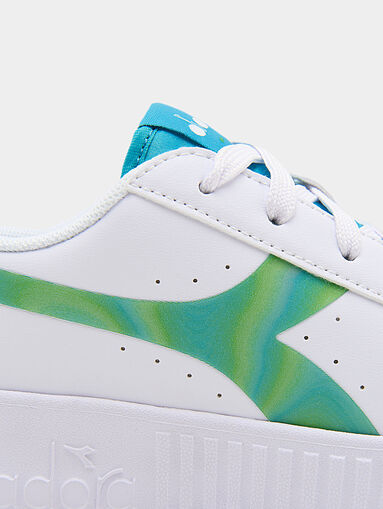 GAME STEP white sneakers with multicolor detail - 4