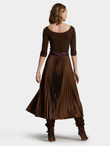 Dress with pleated bottom part - 2