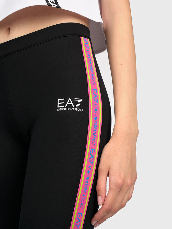 Leggings with contrasting logo band - 3