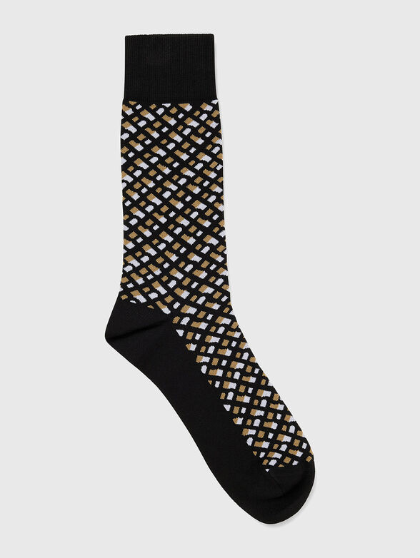 Monogram-motif socks - 1