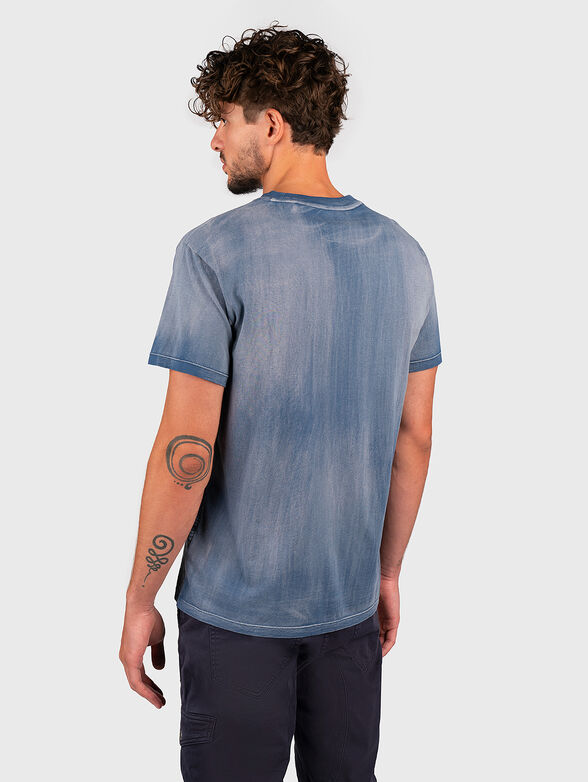 Cotton T-shirt with art print - 3