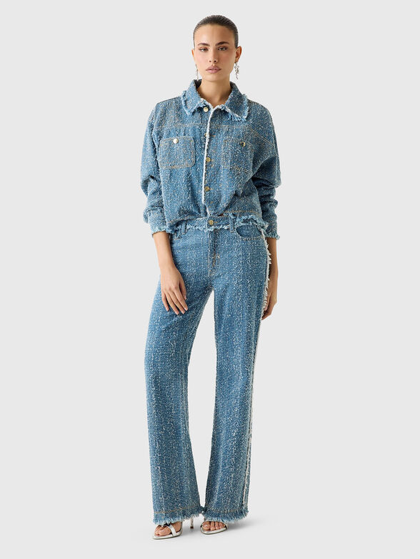 TOKYO textured jeans  - 4