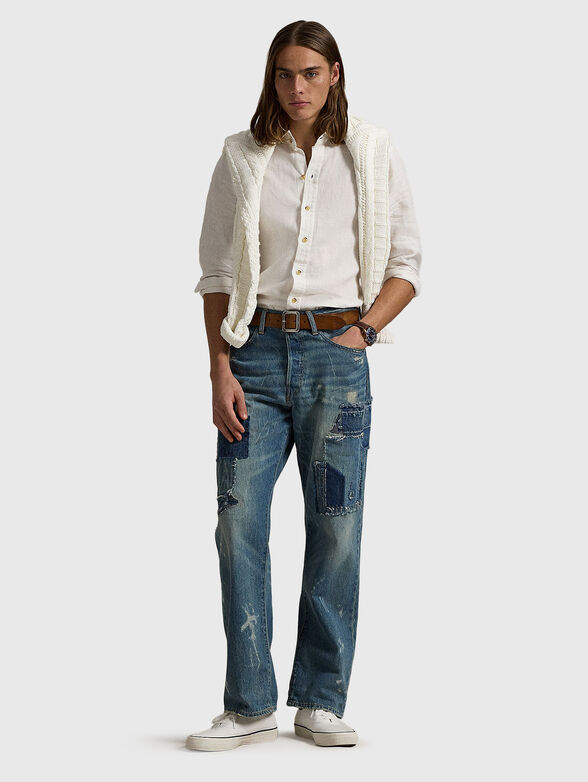 White linen shirt - 2