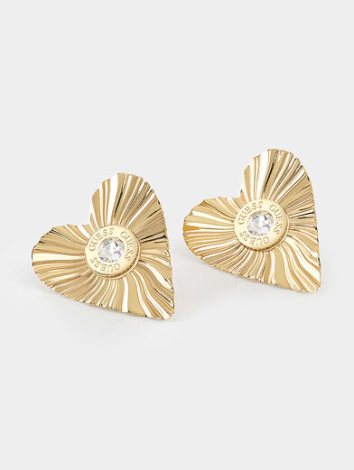 Heart-shaped earrings - 1