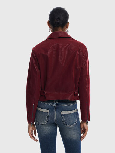 Faux leather jacket - 3