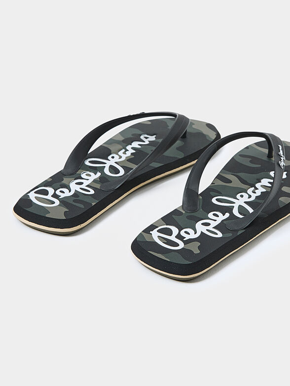 WHALE CAMO flip-flops - 4