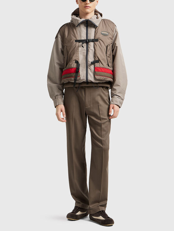 Brown wool trousers - 4