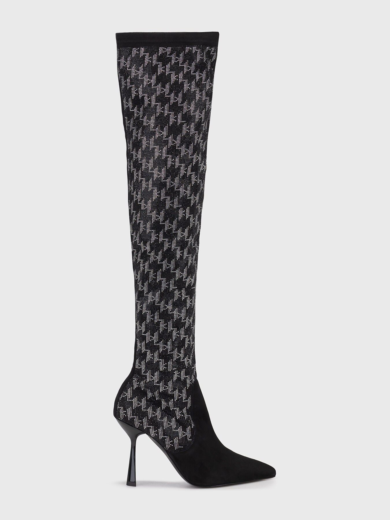 Karl lagerfeld thigh high boots sale