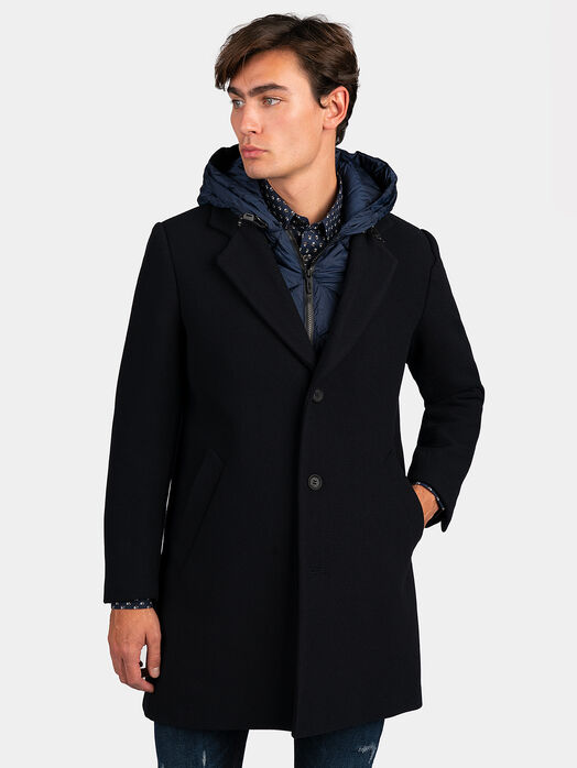 JORDAN coat in dark blue color