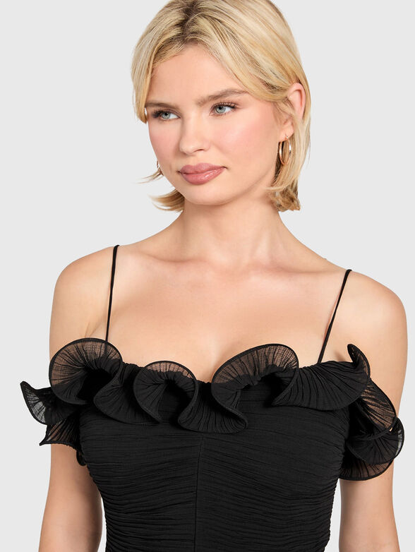 KENNITH black mini dress - 3