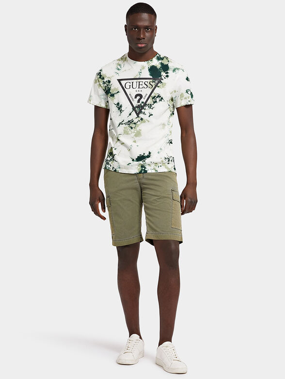 Cotton T-shirt with tie-dye effect - 2