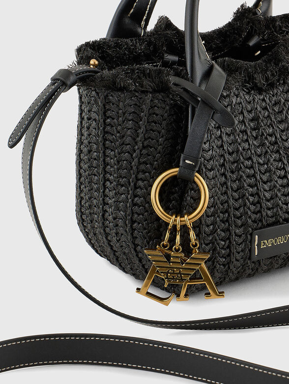 Small handbag with woven texture - 5