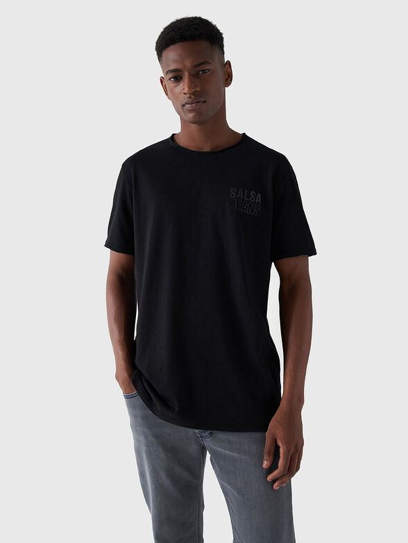 Logo T-shirt in black  - 1