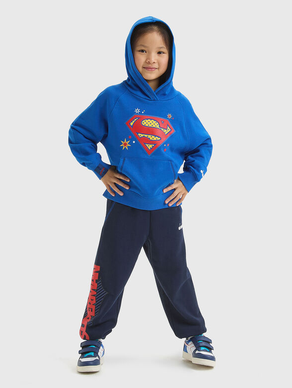 SUPERHEROES black sweatshirt with logo  - 2