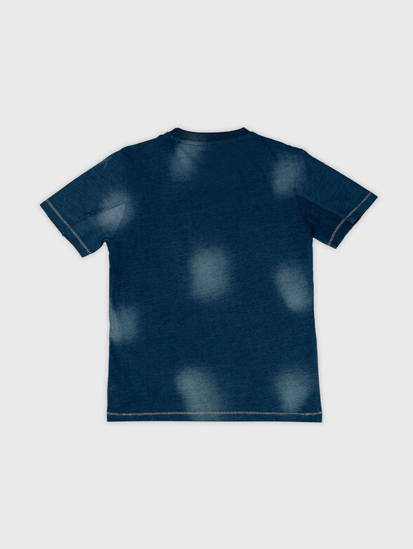 Cotton T-shirt with contrast print - 2