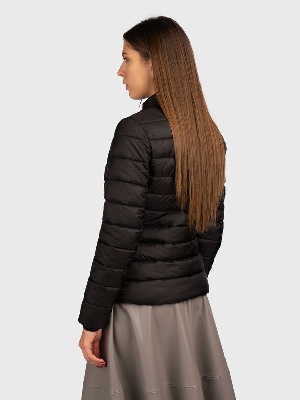 Quilted jacket AVERY in beige with scarf - 3