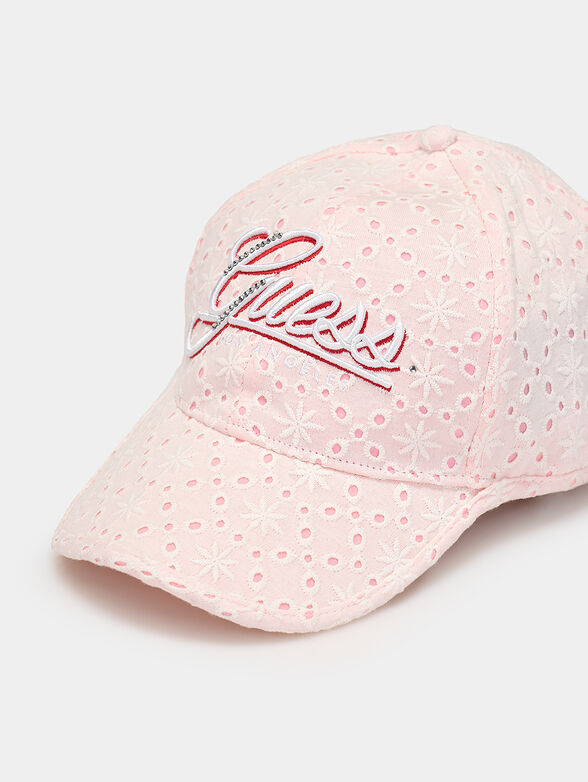 ELSIE cap with embroidery and ribbon - 4