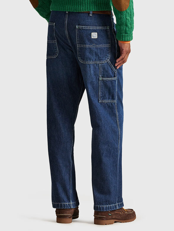 Jeans with accent stitching - 2