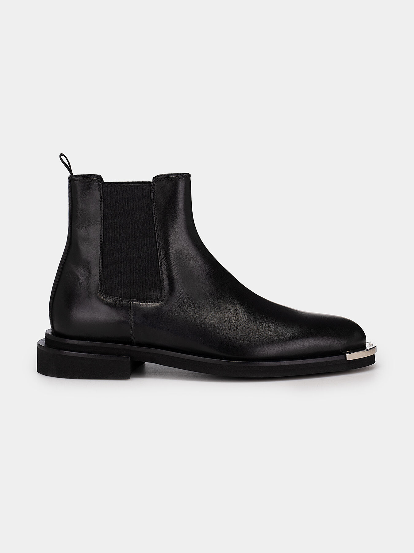 Black ankle boots with metal detail 2025