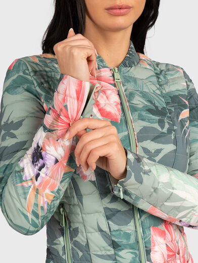 VERA jacket with floral print and zip - 4