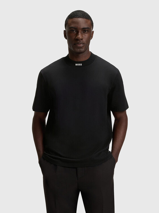 Cotton T-shirt with logo - 1