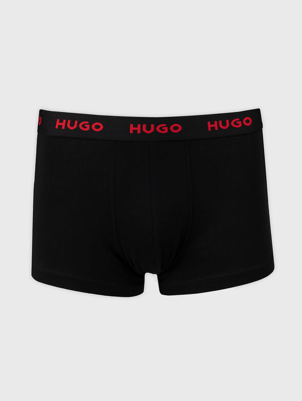 Set of three boxers with logo accents - 3