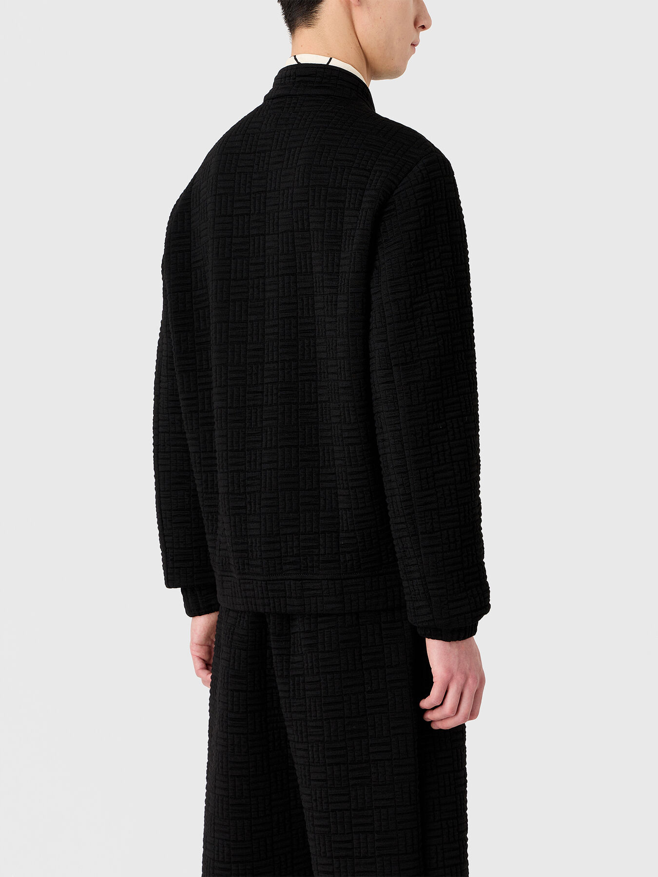 Black transitional jacket brand EMPORIO ARMANI