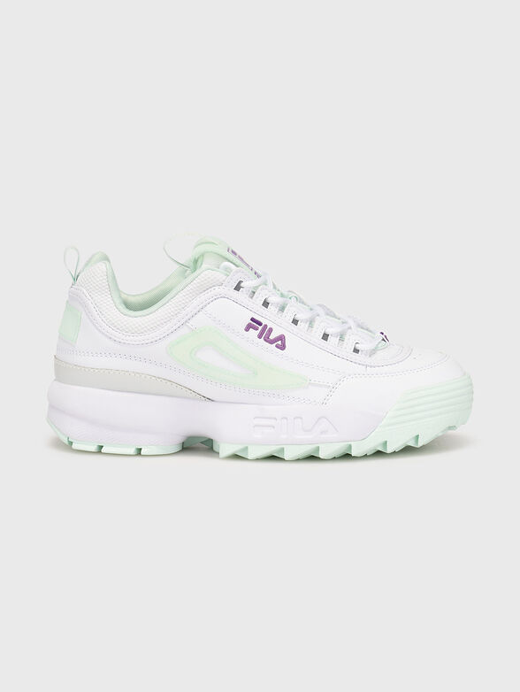 DISRUPTOR T white sports shoes with logo - 1