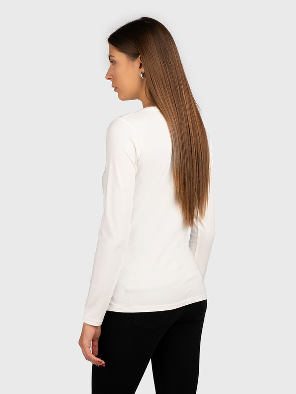 Black blouse with logo accent - 2