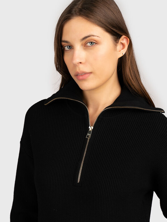 Knitted viscose blend dress - 3