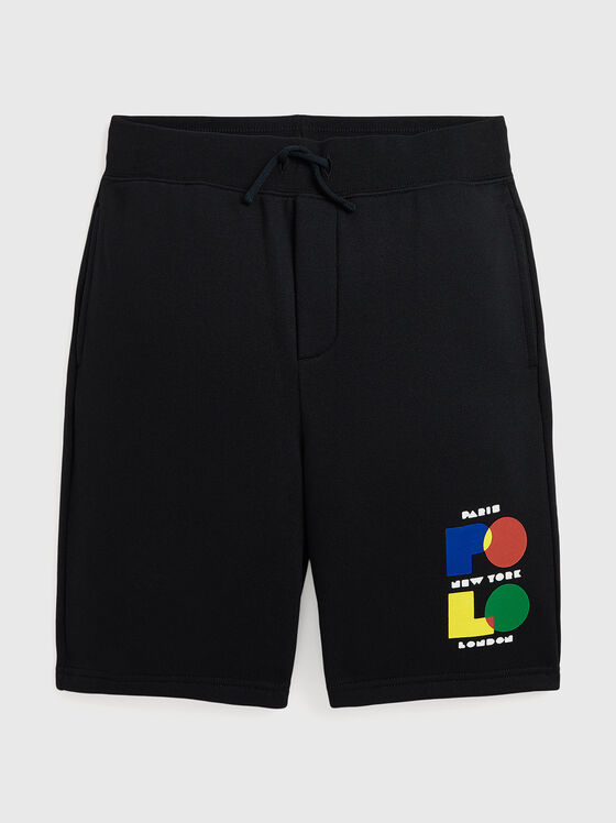 Спортни панталони с лого принт - 1
